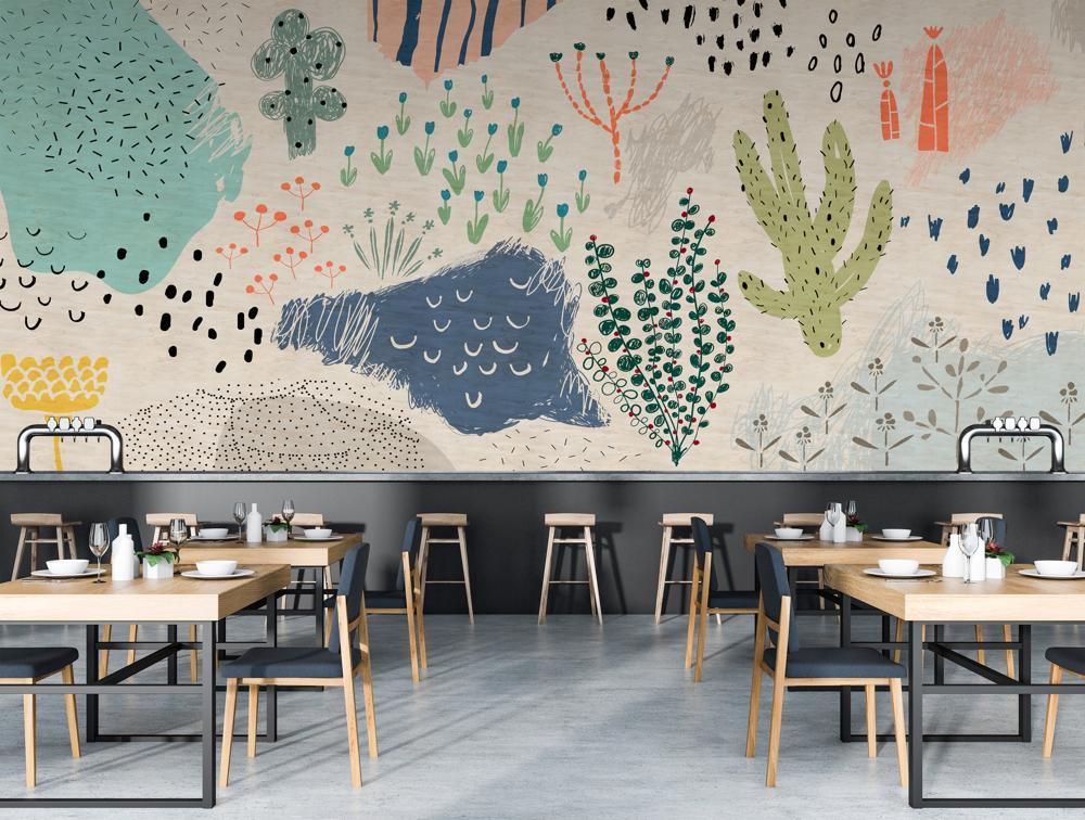 AS foto tapeta - Walls by Patel 2 - Crayon Garden 1 - slika 2