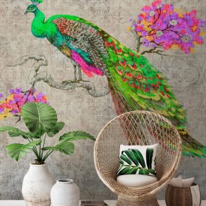 Alternative view of AS foto tapeta - Walls by Patel 2 - Peacock 1