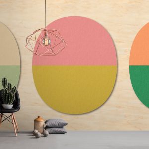 AS foto tapeta - Walls by Patel 2 - Split Ovals 2