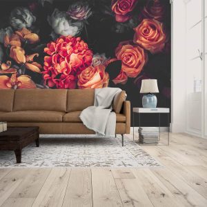 Alternative view of Foto tapeta - Romantic Flowers 1