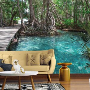 Alternative view of Foto tapeta - Dschungle Path