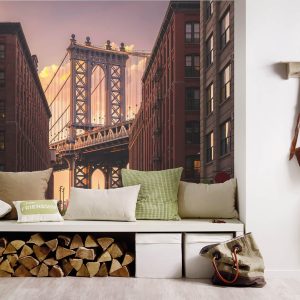 Alternative view of Foto tapeta - Brooklyn Bridge