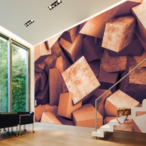 Alternative view of Foto tapeta - Concrete Blocks 2