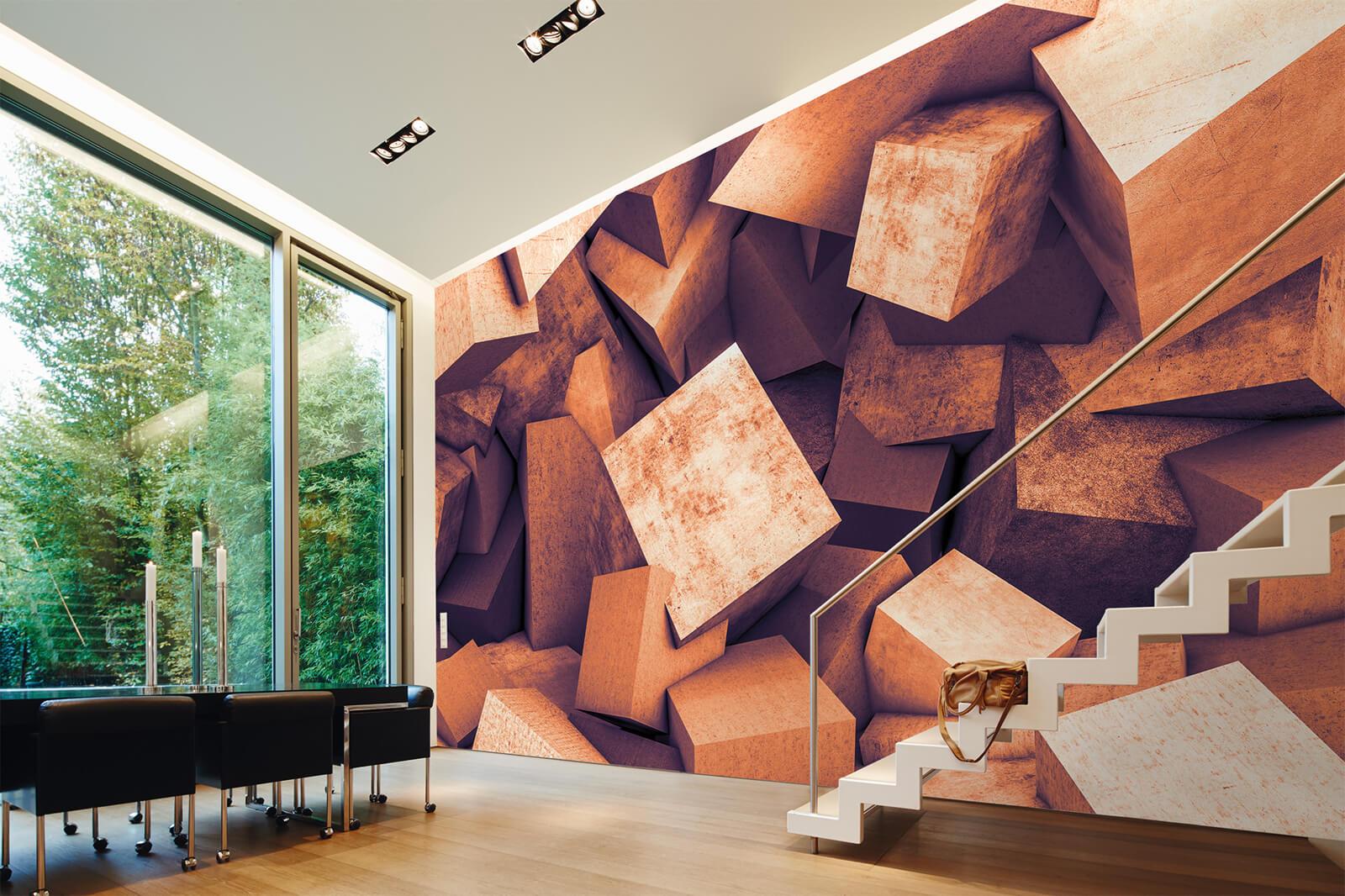 Foto tapeta - Concrete Blocks 2 - slika 2