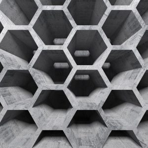 Foto tapeta - Honeycomb Structure 1