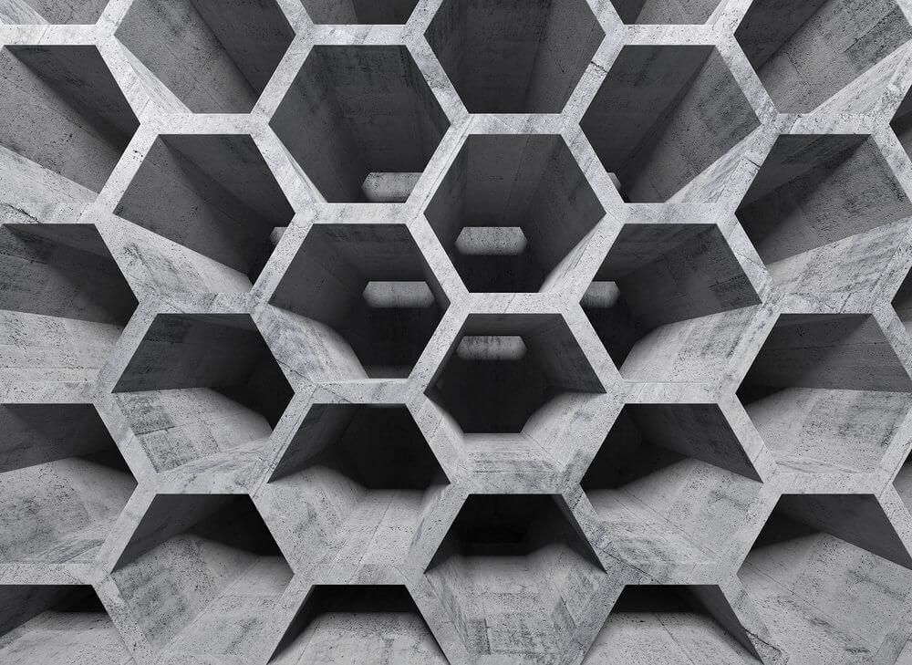 Foto tapeta - Honeycomb Structure 1
