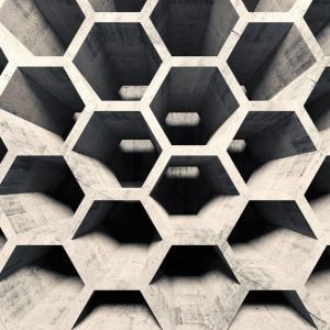 Foto tapeta - Honeycomb Structure 2