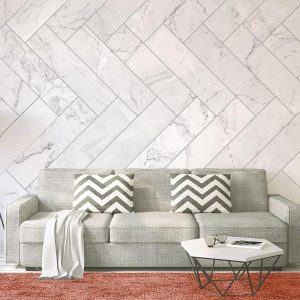 Alternative view of Foto tapeta - Marble Tiles