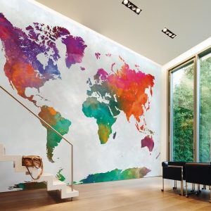 Alternative view of Foto tapeta - Global Map