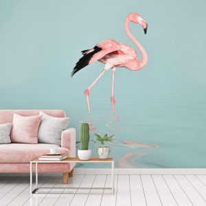 Alternative view of Livingwalls fototapeta - FlamingoWater DD119777