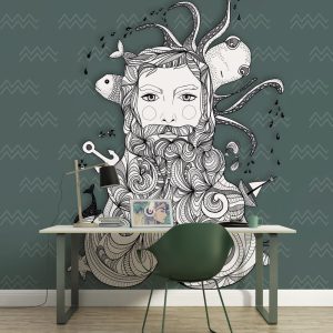 Alternative view of Livingwalls fototapeta - Aquarius1 DD120069 - 4,00 m x 2,70 m