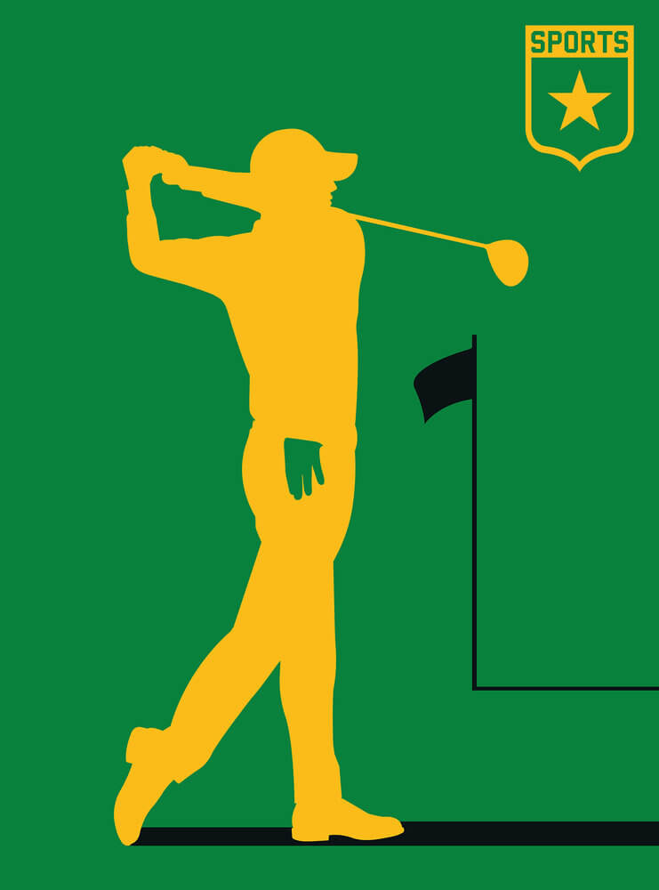 Livingwalls fototapeta - Golfplayer DD120157