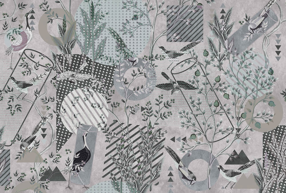 AS foto tapeta - Walls by Patel 3 - Birdsplaygrou1