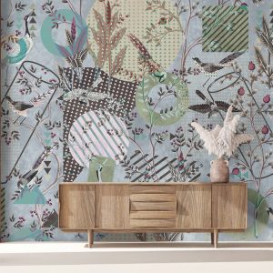 Alternative view of AS foto tapeta - Walls by Patel 3 - Birdsplaygrou2