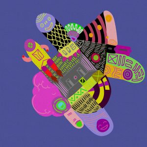 AS foto tapeta - Walls by Patel 3 - Looneyland 2