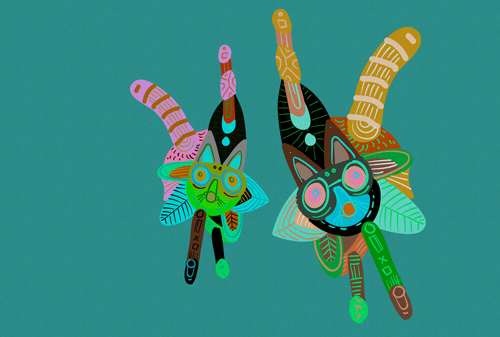 AS foto tapeta - Walls by Patel 3 - Looneyland 3