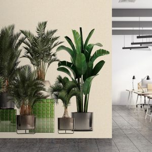 Alternative view of AS foto tapeta - Walls by Patel 3 - Plant Shop 1