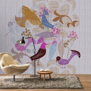 Alternative view of AS foto tapeta - Walls by Patel 3 - Birdland 1