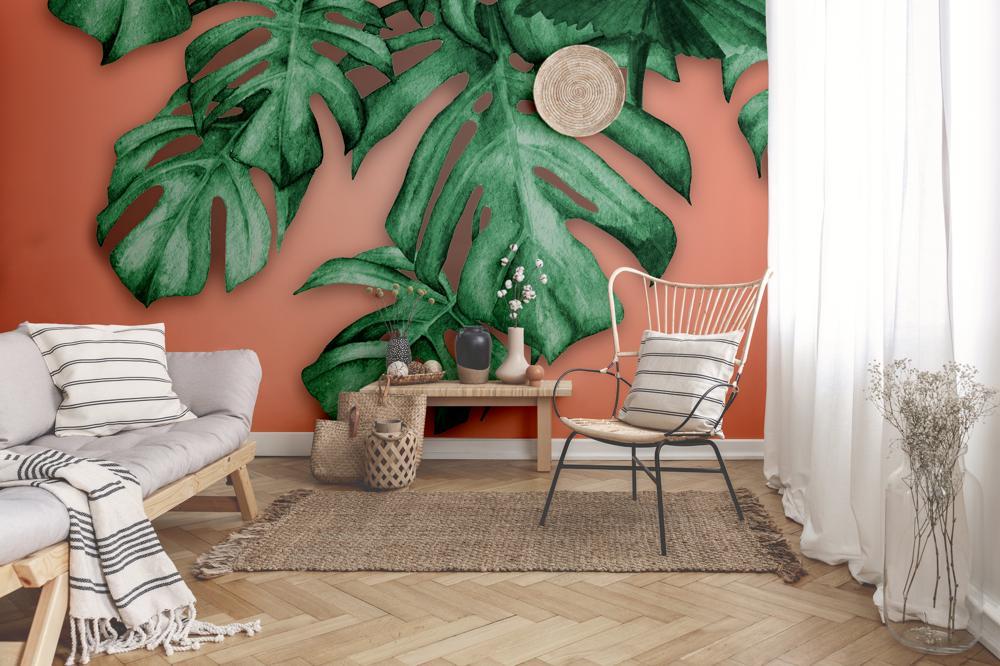 Foto tapeta Designwalls 2 - PalmOrange (Palm Oranžna)