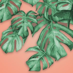 Alternative view of Foto tapeta Designwalls 2 - PalmOrange    (Palm Oranžna)