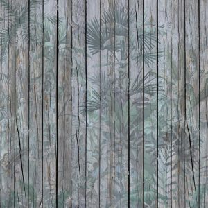 Foto tapeta Designwalls 2 - LeavesOnWall  (Listje NaZ enu)