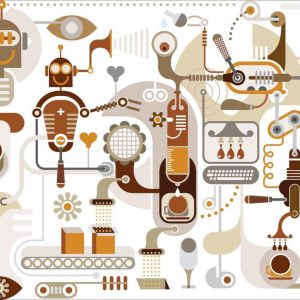 Alternative view of Foto tapeta Designwalls 2 - Robot (Robot)