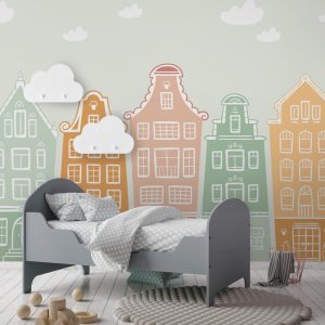 Foto tapeta Designwalls 2 - HouseRow      (VrstaHiš)