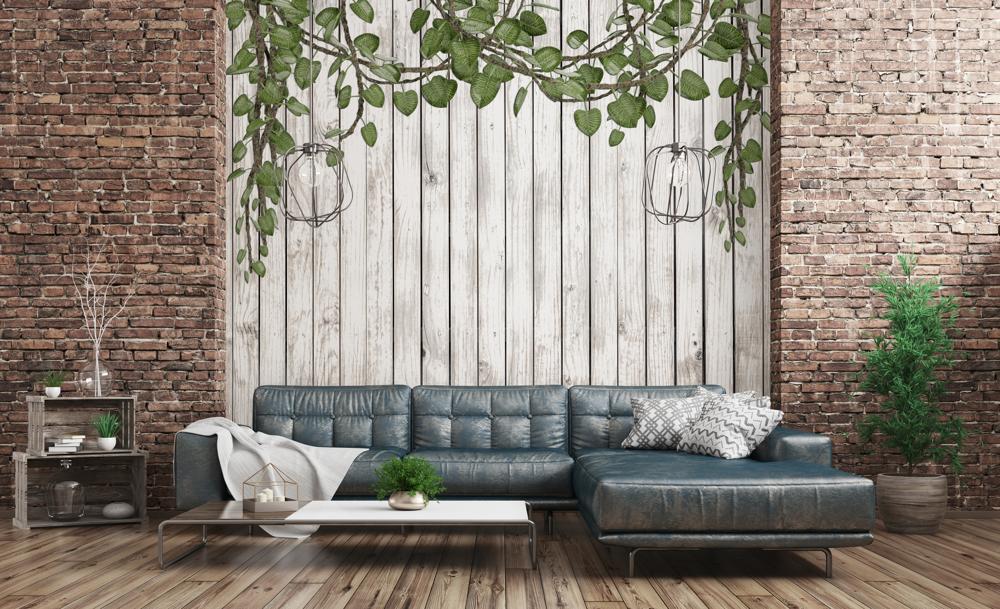 Foto tapeta Designwalls 2 - Wood&Leaves (Les in Listje)