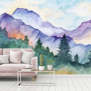 Alternative view of Foto tapeta Designwalls 2 - MountainPaint (Gorska Barva)