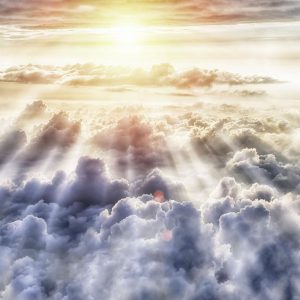 Alternative view of Foto tapeta Designwalls 2 - SunnyClouds   (Sončni Oblaki)