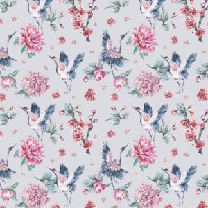 Foto tapeta Designwalls 2 - PinkCrane (Roza Žerjav)