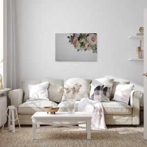 Alternative view of Slika na platnu Designwalls 2 - WhiteRoses    (Bele Vrtnice)