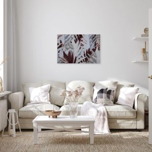 Alternative view of Slika na platnu Designwalls 2 - RedPalm       (Rdeča Dalma)