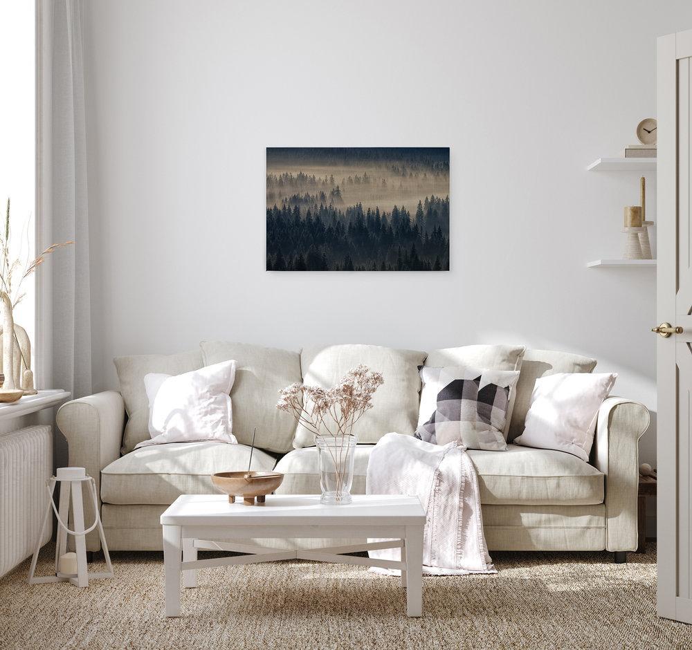 Slika na platnu Designwalls 2 - ForestInFog (Gozd V Megli) - slika 2