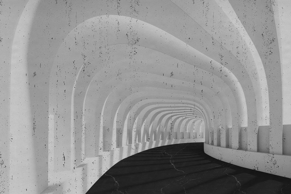 Slika na platnu Designwalls 2 - EndlessHallway(Neskončen Hodnik)