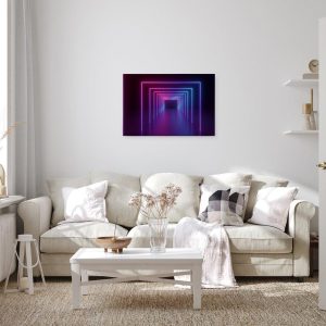 Alternative view of Slika na platnu Designwalls 2 - NeonHallway   (Neonski Hodnik)