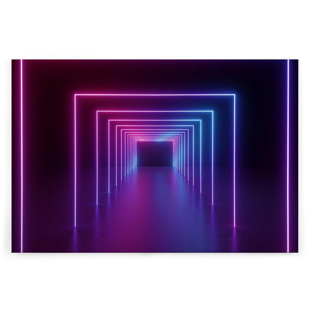 Slika na platnu Designwalls 2 - NeonHallway (Neonski Hodnik)