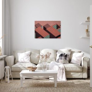 Alternative view of Slika na platnu Designwalls 2 - GraphicTiles1 (Grafične Ploščice1)