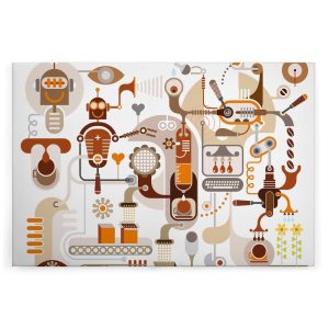 Slika na platnu Designwalls 2 - RobotDesign   (Robotski Oblikovanje)