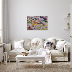 Alternative view of Slika na platnu Designwalls 2 - ColourCircles1(BarvniKrogi1)