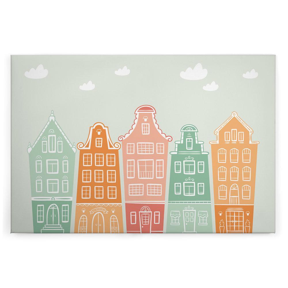 Slika na platnu Designwalls 2 - Houserow (Hiša Vrstica)