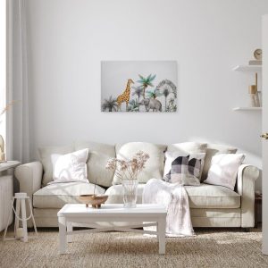 Alternative view of Slika na platnu Designwalls 2 - AfricanZoo    (Afriški Živalski Vrt)