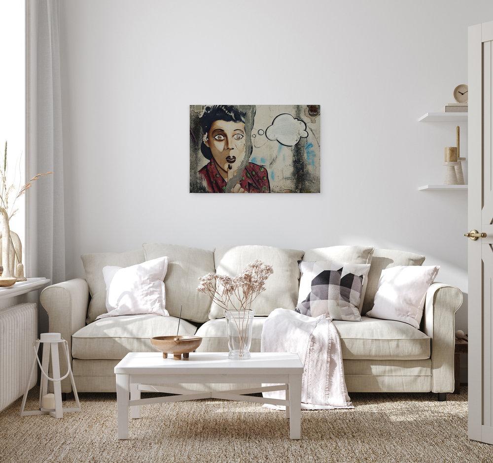 Slika na platnu Designwalls 2 - StreetArtWoman(Ulična Umetnost Ženska) - slika 2