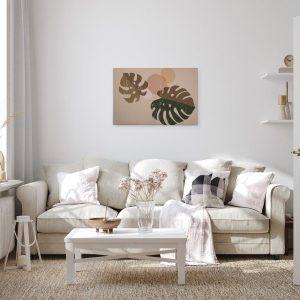 Alternative view of Slika na platnu Designwalls 2 - BohoLeaves    (Boho Listje)