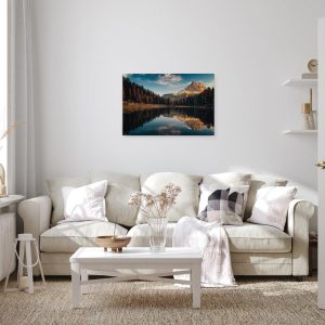 Alternative view of Slika na platnu Designwalls 2 - LagoAntorno   (Jezero Antorno)