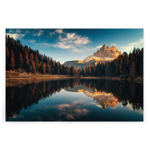 Slika na platnu Designwalls 2 - LagoAntorno   (Jezero Antorno)