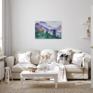 Alternative view of Slika na platnu Designwalls 2 - MountainPaint (Gorska Barva)