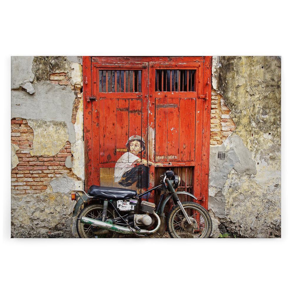 Slika na platnu Designwalls 2 - BoyOnBike (FantNaKolesu)