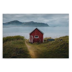 Slika na platnu Designwalls 2 - NordicCottage (Nordijska Koča)