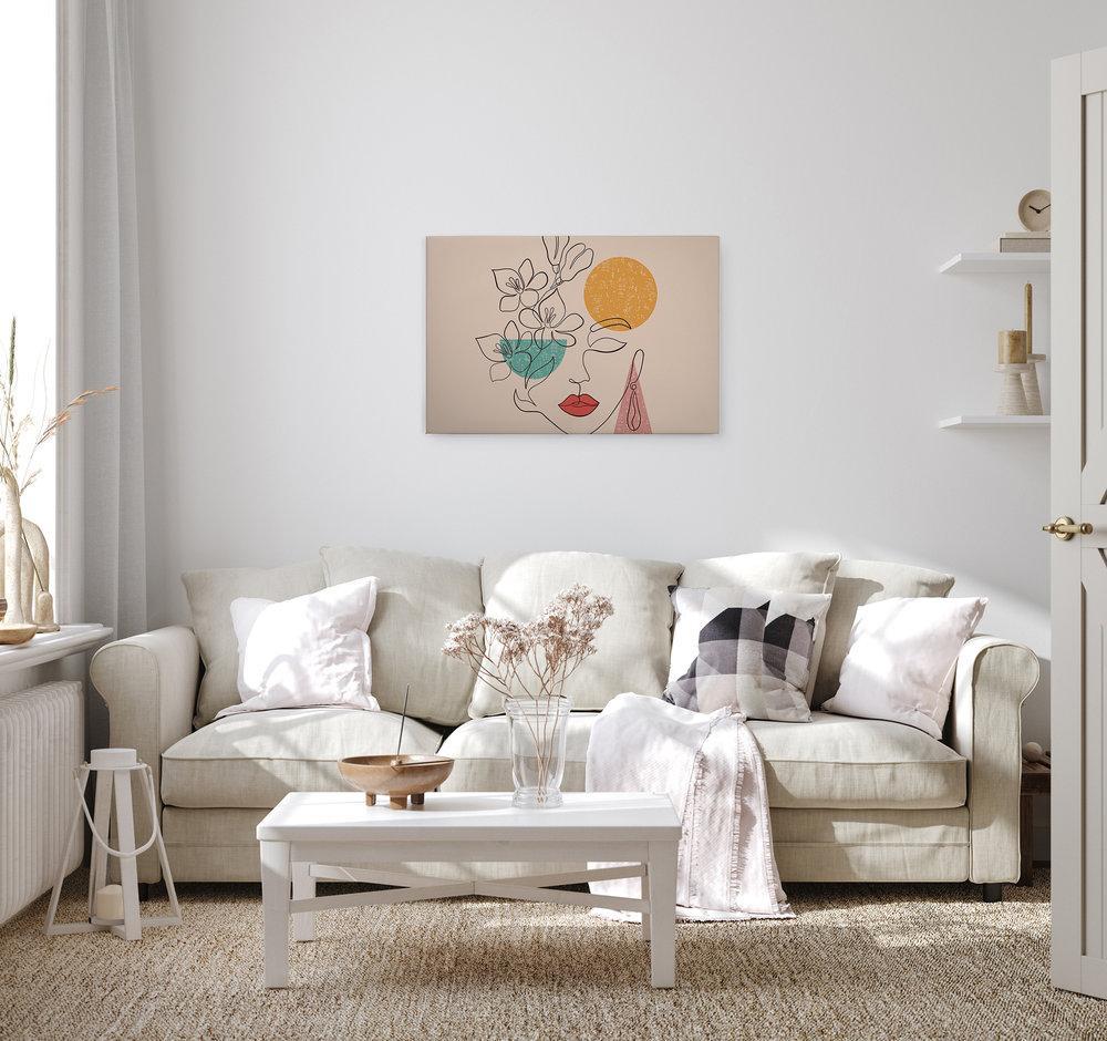 Slika na platnu Designwalls 2 - MinimalFace (Minimal Face) - slika 2